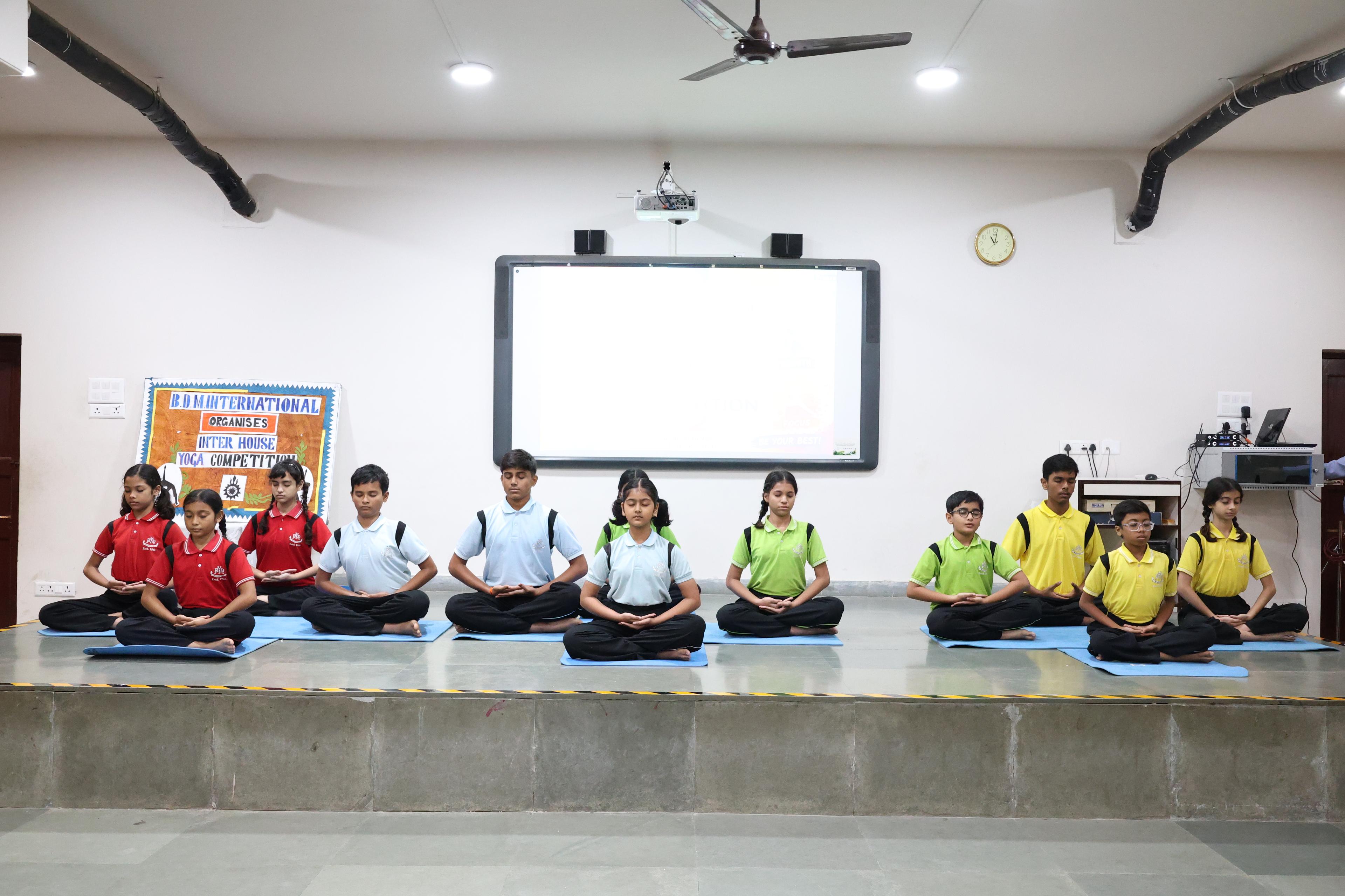 Inter-House Yoga Competition