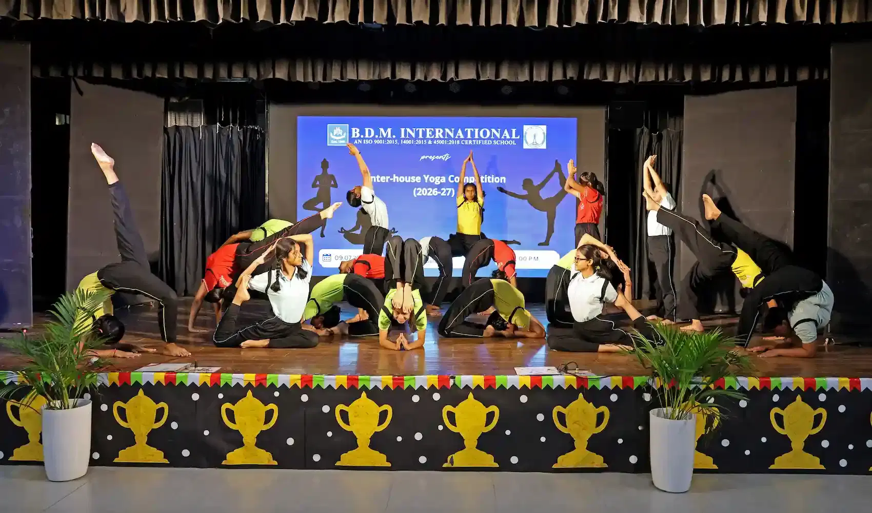 Inter-House Yoga Competition 2026 for the students of Classes IX & X