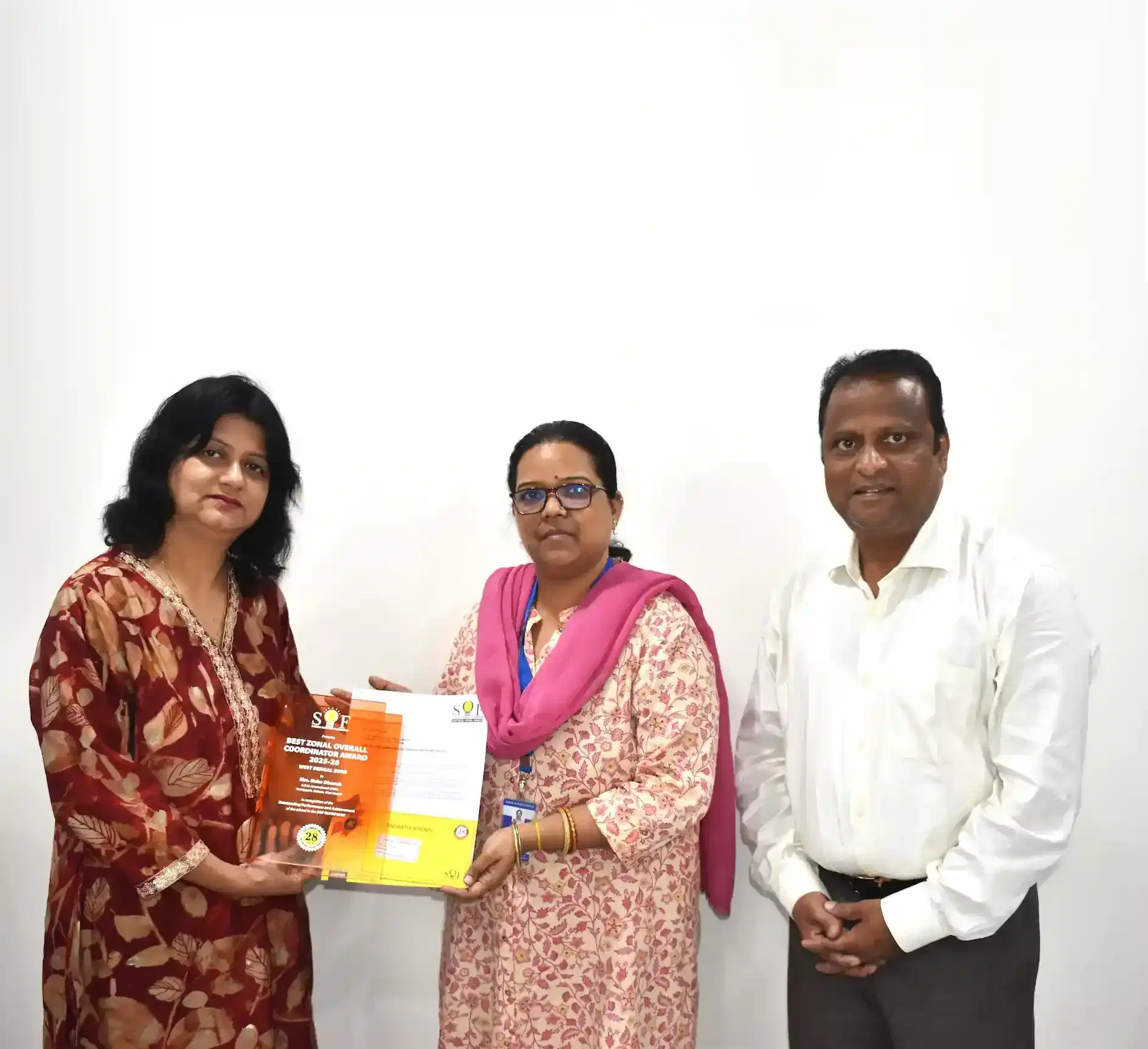 SOF Best Zonal Overall Coordinator Award – 2025–26 (West Bengal Zone)