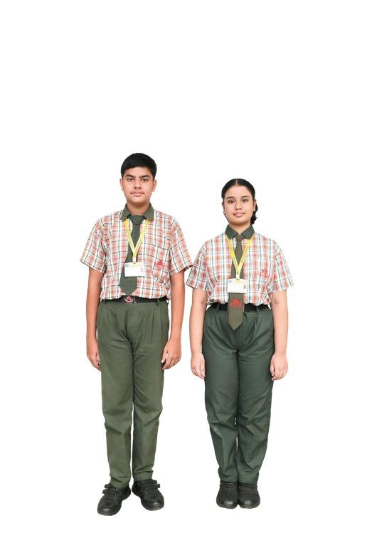 Primary students in summer uniform
