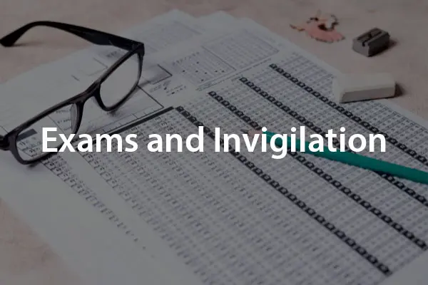 Exams and Invigilation 2
