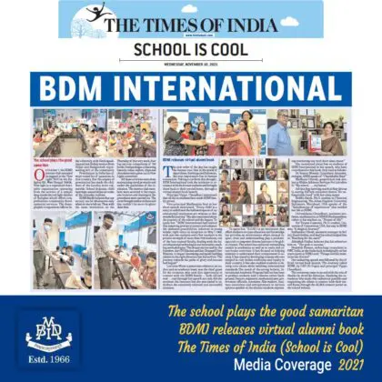 BDMI Times of India Press coverage 10 Nov 2021