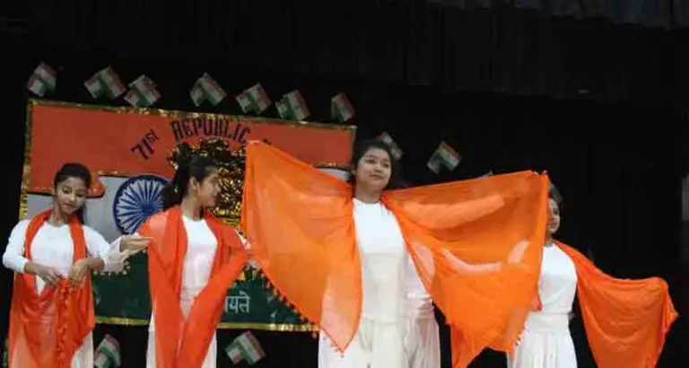 71st republic day at b d m international Five