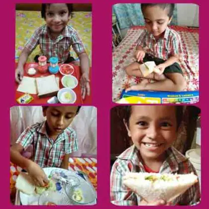 Observation of Nutrition Week by the Tiny tots Five