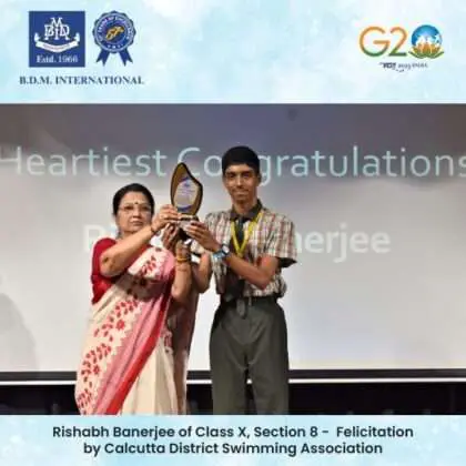 Felicitation by Calcutta District Swimming Association 2023
