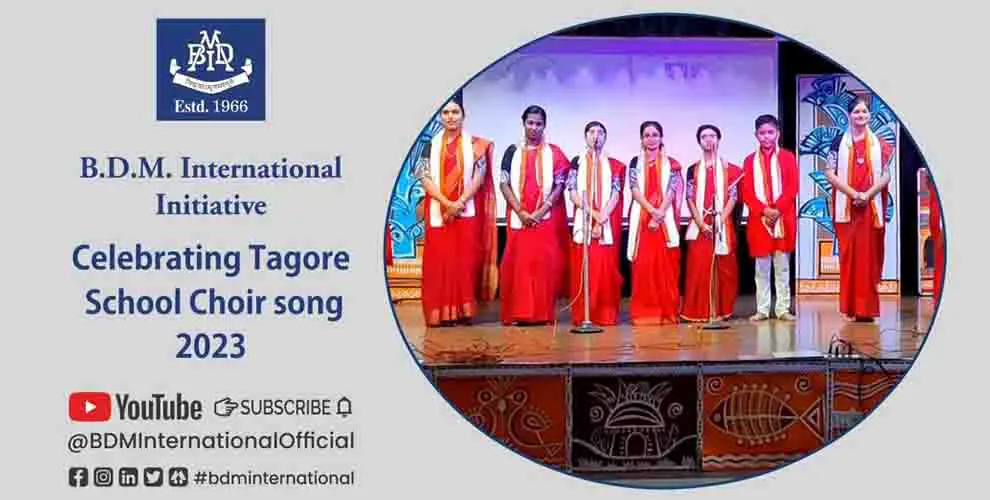 School Choir Song at Rabindra Jayanti 2023