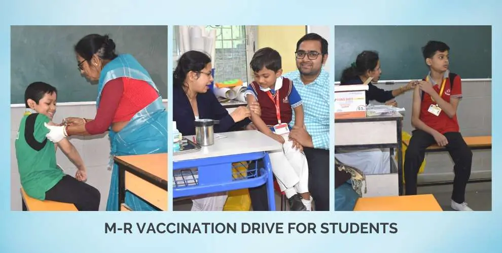 M R Vaccination Drive For Students