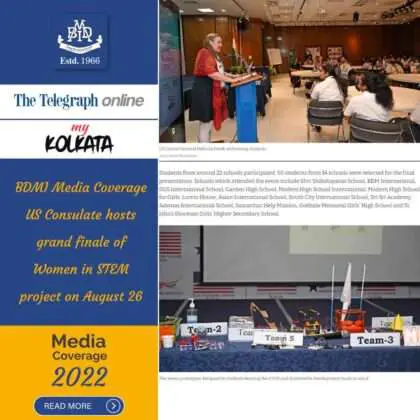 Media coverage US Consulate hosts grand finale of Women in STEM project on 26th August 2022 Pic Two