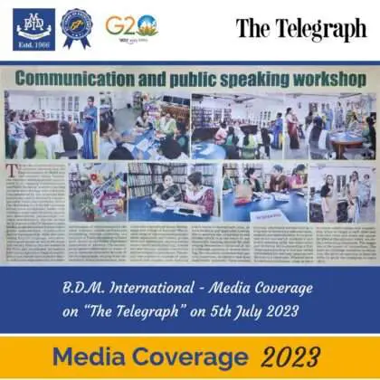 Media coverage on Telegraph on 5th July 2023
