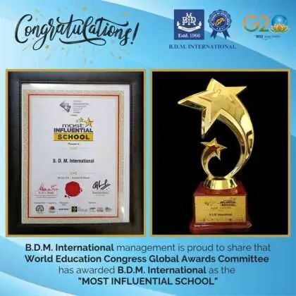 Most influential school award 2023 pic one