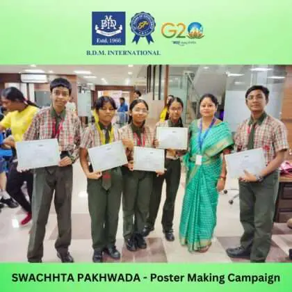 swachhta pakhwada poster making campaign pic one