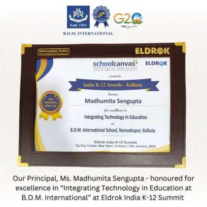 Eldrok India K 12 Summit Awards Pic One