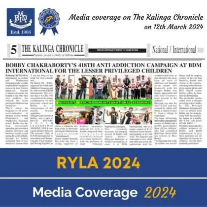 Media Coverage on The Kalinga Chronicle on 12th March 2024