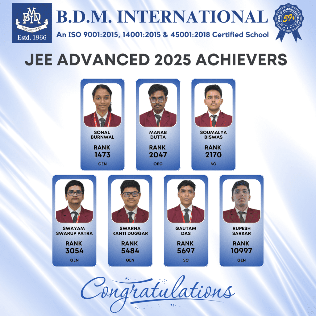BDMI JEE Advanced 2025 Achievers Web