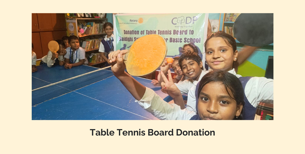 BDMI Table Tennis Board Donation Website Thumbnail template