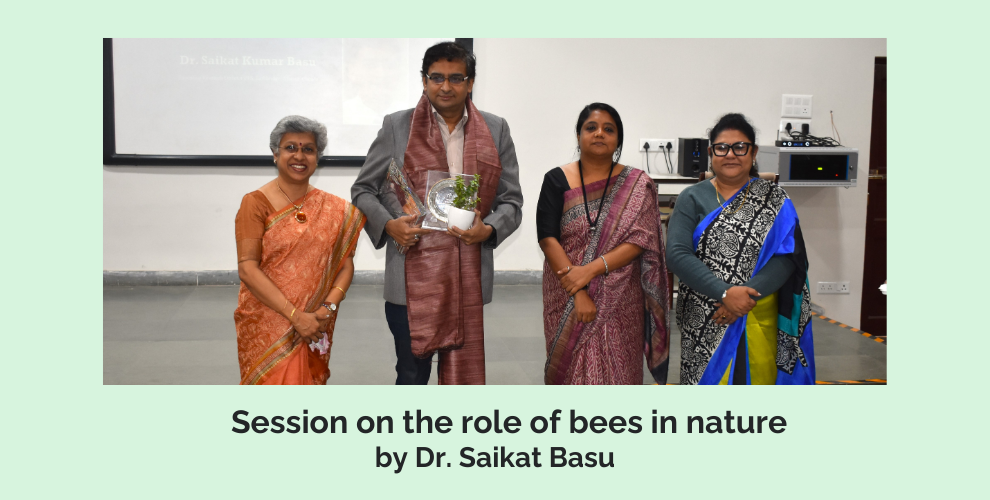 Thumbnail Session on the role of bees in nature by Dr. Saikat Basu