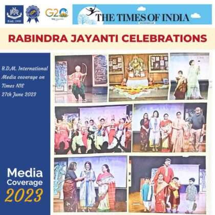 Media coverage on Times NIE on 27th June 2023 Pic Two